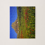 Alpine Wildblumen am Logan Pass im Gletscher Puzzle (Vertikal)