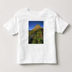 Alpine Wildblumen & Mt Clemens am Logan Pass Kleinkind T-shirt