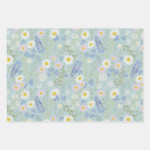 Alpine Wildblumen zur Koordinierung von Geschenkwr Geschenkpapier Set (Vorderseite)