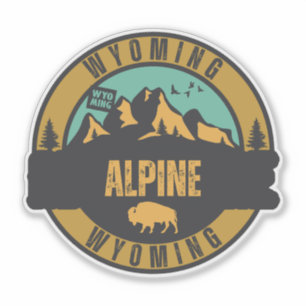 Alpine, Wyoming Aufkleber