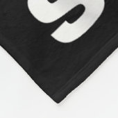 Alpiner Geist Skifahrer Fleecedecke (Ecke)