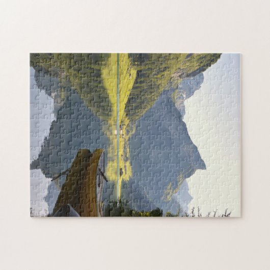 Alpiner Mountainsee in der Schweiz Puzzle (Horizontal)