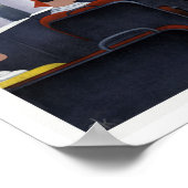 Alpiner Postbus - Vintage Poster (Ecke)