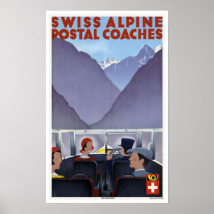 Alpiner Postbus - Vintage Poster