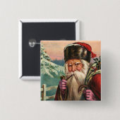 Alpiner Santa Knopf Button (Vorne & Hinten)