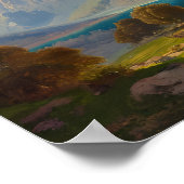Alpiner See Poster (Ecke)