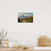 Alpiner See Poster (Küche)