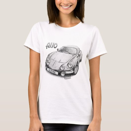 Alpines A110 T-Shirt (Vorderseite)