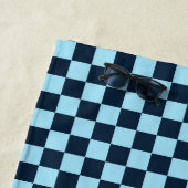 Alpines Eis-Schachbrettmuster Strandtuch (Beispiel)