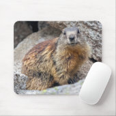 Alpines Murmeltier Mousemat Mousepad (Mit Mouse)