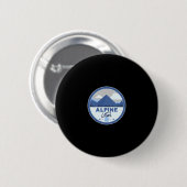 Alpines Utah Ut Berge Abzeichen Wander Souvenir Button (Vorne & Hinten)