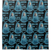 Alpinismus Duschvorhang (Vorderseite)