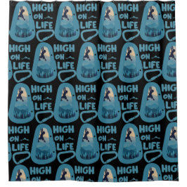 Alpinismus Duschvorhang