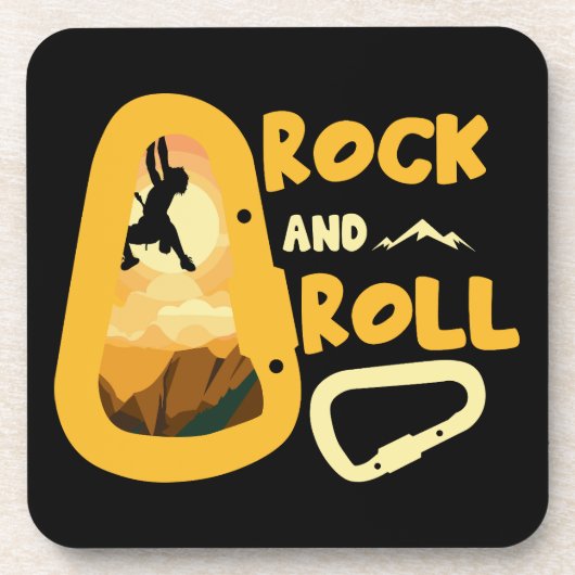 Alpinismus Hochgebirge Getränkeuntersetzer (Vorderseite)