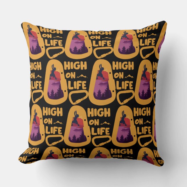 Alpinismus Kissen (Vorderseite)