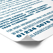 Alpinisten, Wandern und Klettern Advert Poster (Ecke)