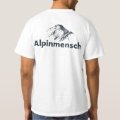 Alpinmensch T-Shirt (Rückseite)