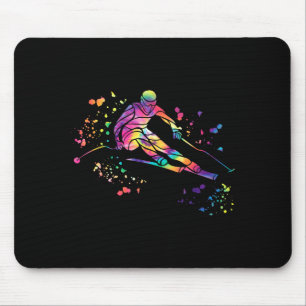Alpinskifahrer Wintersport Langlauf Alpinskifahren Mousepad