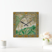 Alps Gold Silber Lapis Bernstein Malachit Wanduhr (Zuhause)