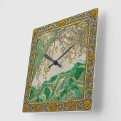 Alps Gold Silber Lapis Bernstein Malachit Wanduhr (Winkel)