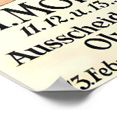 Alps Mountain Cross-country Ski Saint Moritz Poster (Ecke)