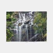 Alps Mountain Top Waterfall Fleecedecke (Vorderseite (Horizontal))