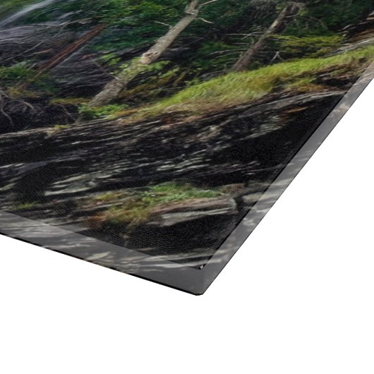 Alps Mountain Top Waterfall Schneidebrett (Ecke)