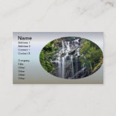 Alps Mountain Top Waterfall Visitenkarte (Vorderseite)