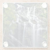 Alps Mountain Topwaterfall Glasuntersetzer (Rückseite)