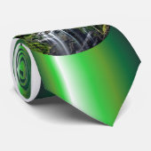 Alps Mountain Topwaterfall Krawatte (Gerollt)