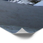 Alps Window View Foto Poster (Ecke)