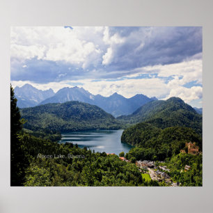 Alpsee, Bayern, Deutschland Poster
