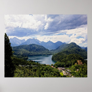 Alpsee, Bayern, Deutschland Poster