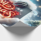 Alptraum Frohe Weihnachten  Geschenkpapier (Ecke)