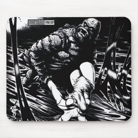 'ALPTRAUM' Horror-Comic-Mauspad Mousepad (Vorne)