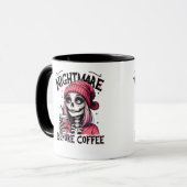 Alptraum vor dem Kaffee Tasse (Vorderseite Links)