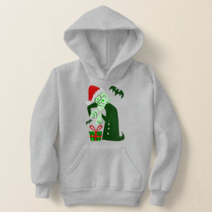 Alptraum Weihnachten Vampir Santa Nosferatu grün Hoodie