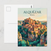 Alquézar Spanien Postkarte (Vorne/Hinten)