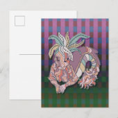 Alraunen-Garnele Postkarte (Vorne/Hinten)
