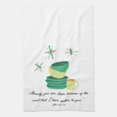 Already You Are Clean” John 15:3  Tea Towel Geschirrtuch (Vertikal)