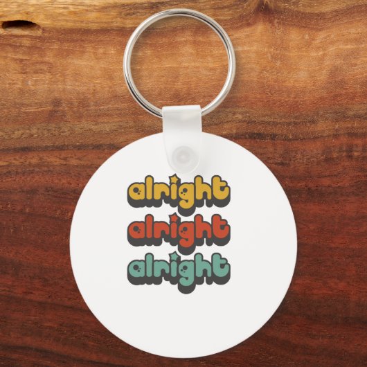 ALRIGHT-ALRIGHT-HIPPY STAR SCHLÜSSELANHÄNGER (Vorderseite)