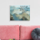 Als Adler schwingende Leinwand (Insitu (Wohnzimmer))