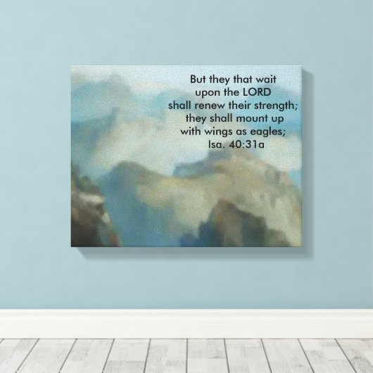 Als Adler schwingende Leinwand (Insitu (Holzboden))