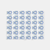 ALS Angel Awareness Ribbon Soft Blankes Fleecedecke (Vorderseite (Horizontal))