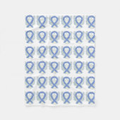 ALS Angel Awareness Ribbon Soft Blankes Fleecedecke (Vorderseite)