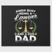 Als Anwalt und Vater Geschenkpapier (Flach)