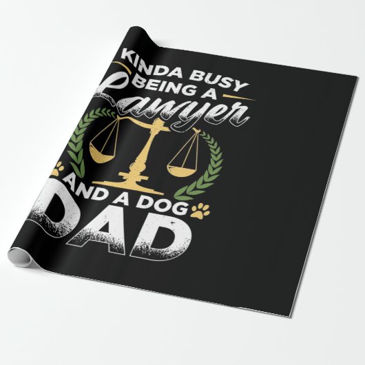 Als Anwalt und Vater Geschenkpapier (Ungerollt)
