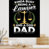 Als Anwalt und Vater Poster (Küche)