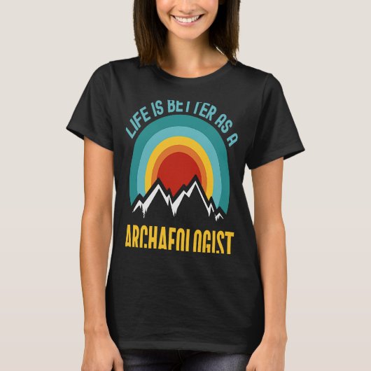 Als Archäologe T-Shirt (Vorderseite)