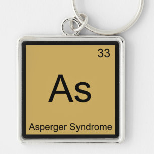 Als - Asperger-Syndrom Lustiger Chemie-Element-Shi Schlüsselanhänger